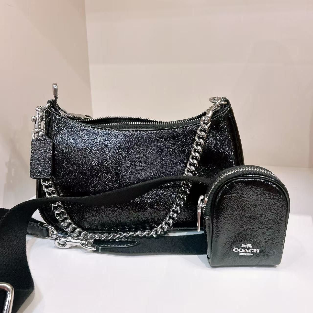 Coach NWT COACH Teri Shoulder Bag With Pouch CCD78 Size ONE SIZE - 3 Thumbnail