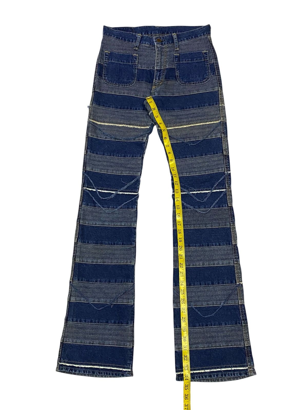 Hysteric Glamour 💃Vintage Hysteric Glamour Hagi Flare Denim Pants Size US 28 / EU 44 - 20 Thumbnail