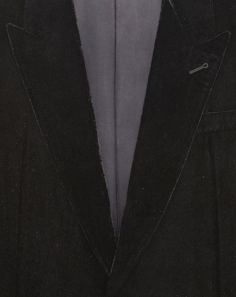 Saint Laurent Paris o1s1wg111124 Jacket in Shimmering Velvet in Black Size US XL / EU 56 / 4 - 3 Thumbnail