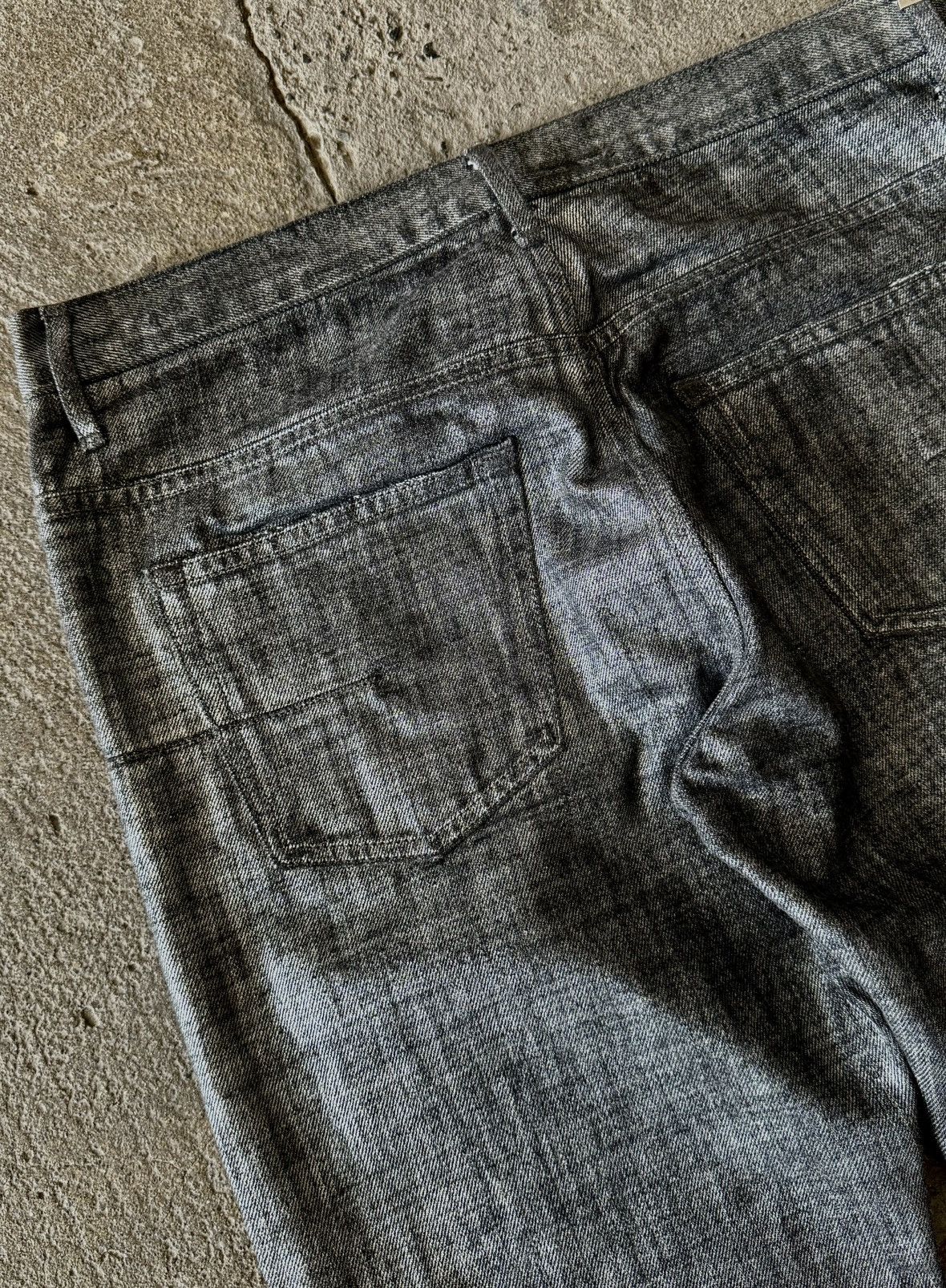 Dior Dior - Hedi Slimane - AW06 - Radioactive Silver Denim Jeans Size US 30 / EU 46 - 12 Thumbnail