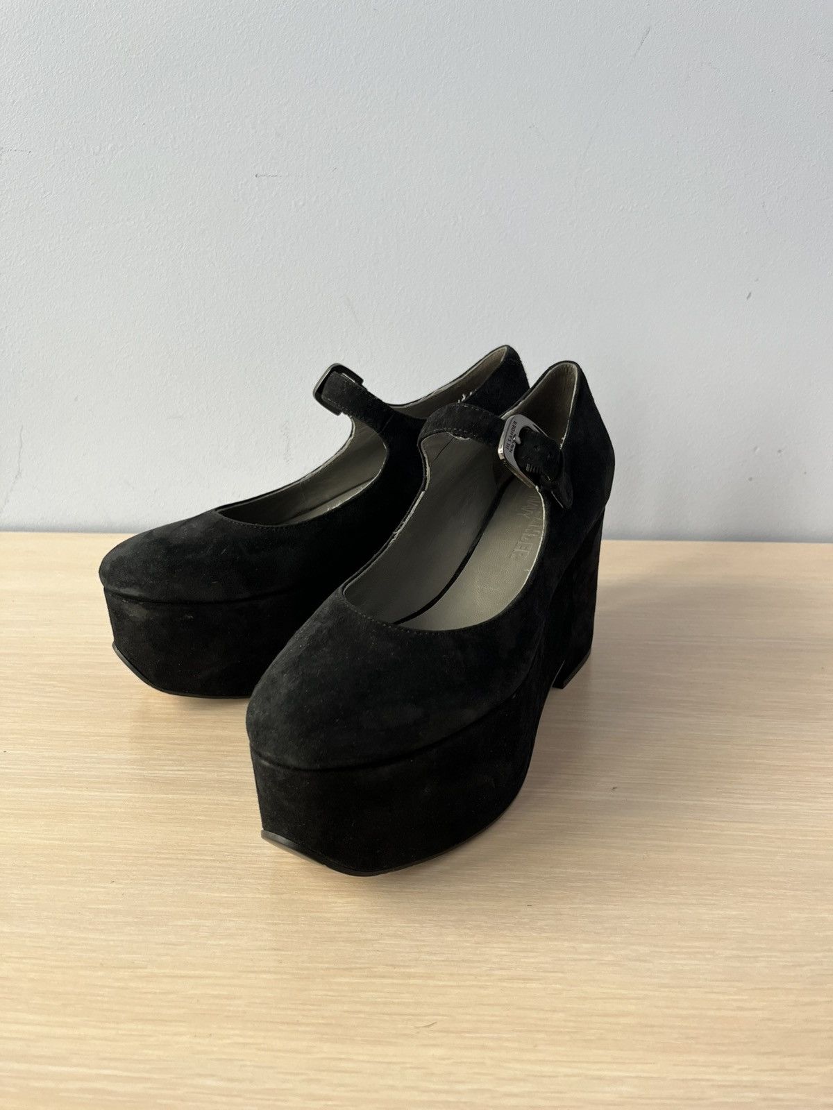 Jel Sander Helled Shoes Black Suede Size 37