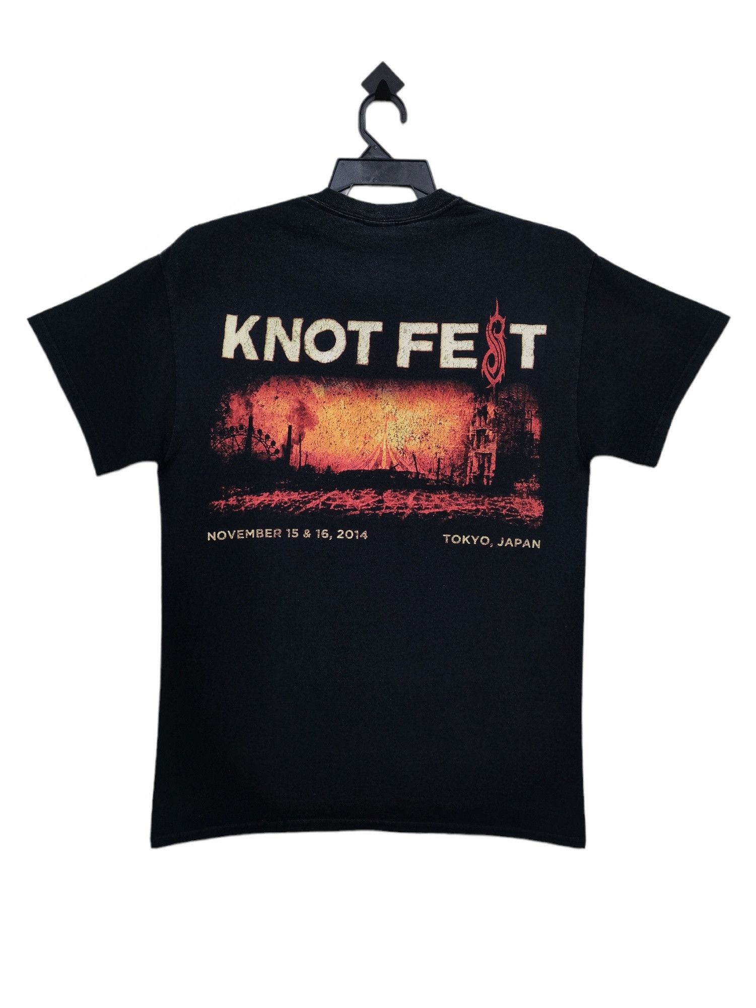 💥RARE💥©2014 Slipknot Knot Fest Japan Tour T-shirt Rare