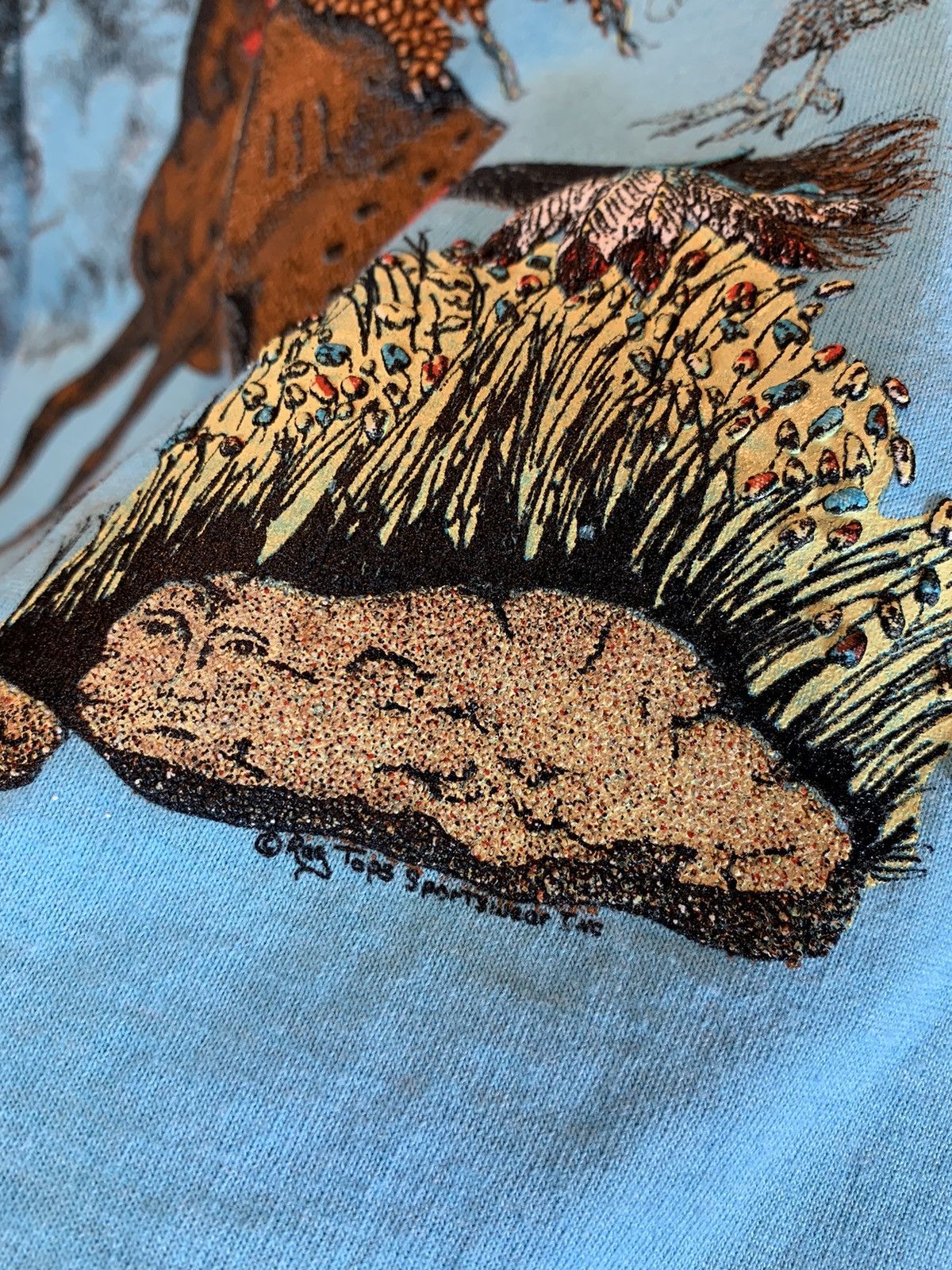Vintage RARE* Vintage Native Tribal Chief Nature Single Stitch Shirt Size US L / EU 52-54 / 3 - 4 Thumbnail