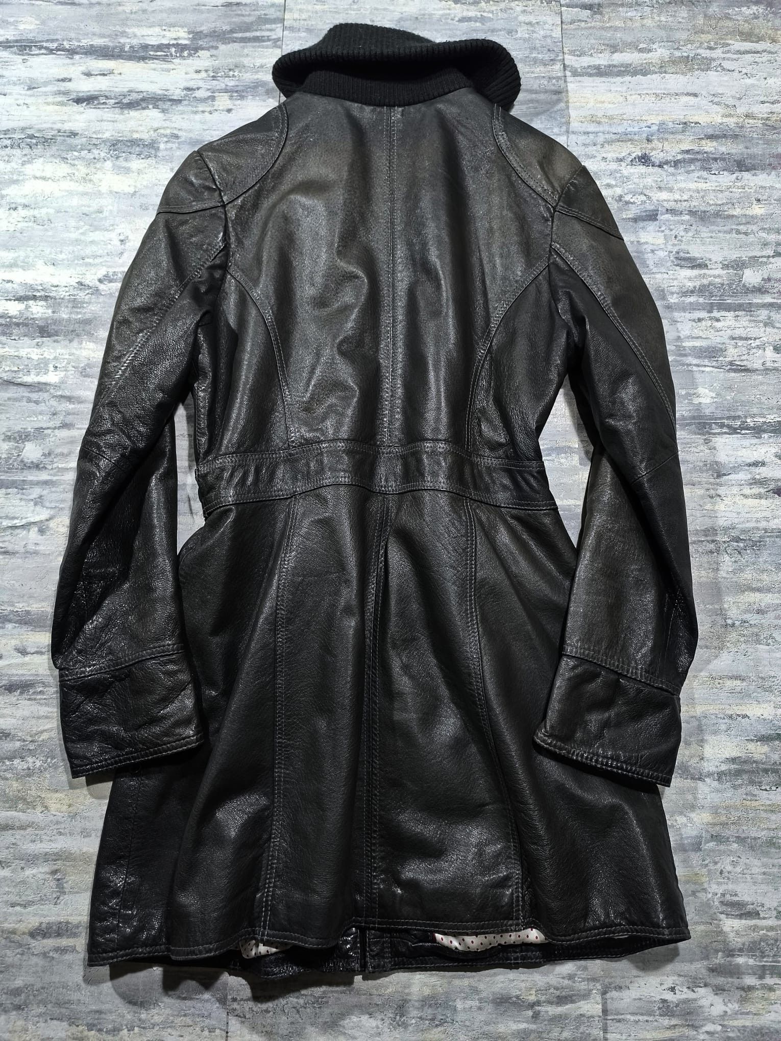 Yasuyuki Ishii AvantGarde Rick Owens Type Military Leather Coat Vtg 90s Size L / US 10 / IT 46 - 4 Thumbnail