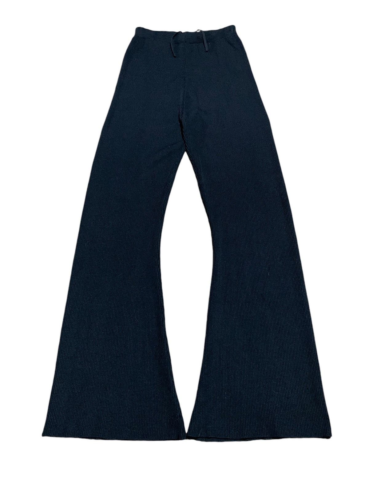 Issey Miyake Glamlips japan pleated flare pants heavyweight issey style Size US 27 - 1 Thumbnail