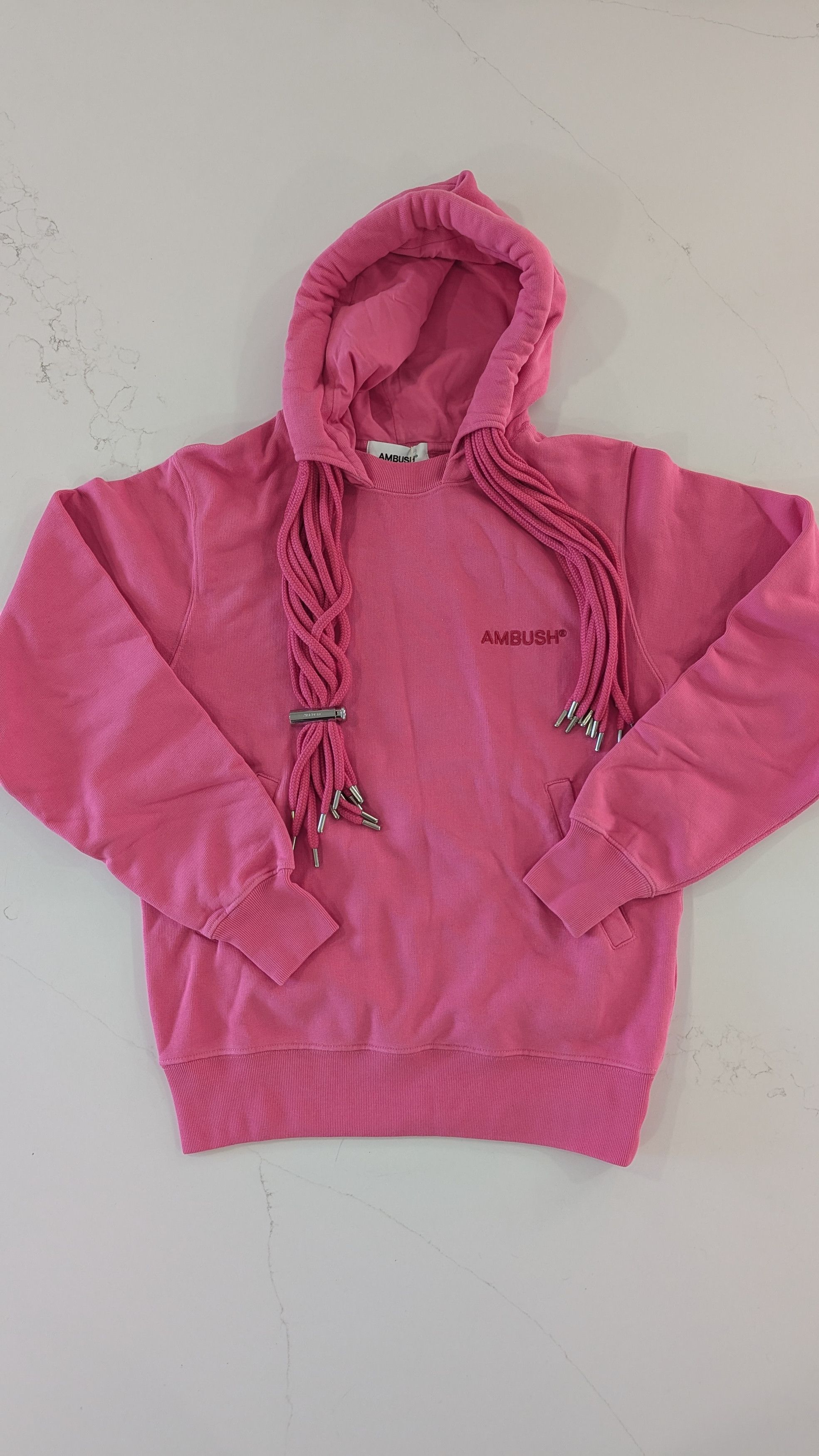 Ambush Design AMBUSH Multi-Cord Hoodie Hot Pink Size XS Size US XS / EU 42 / 0 - 1 Thumbnail