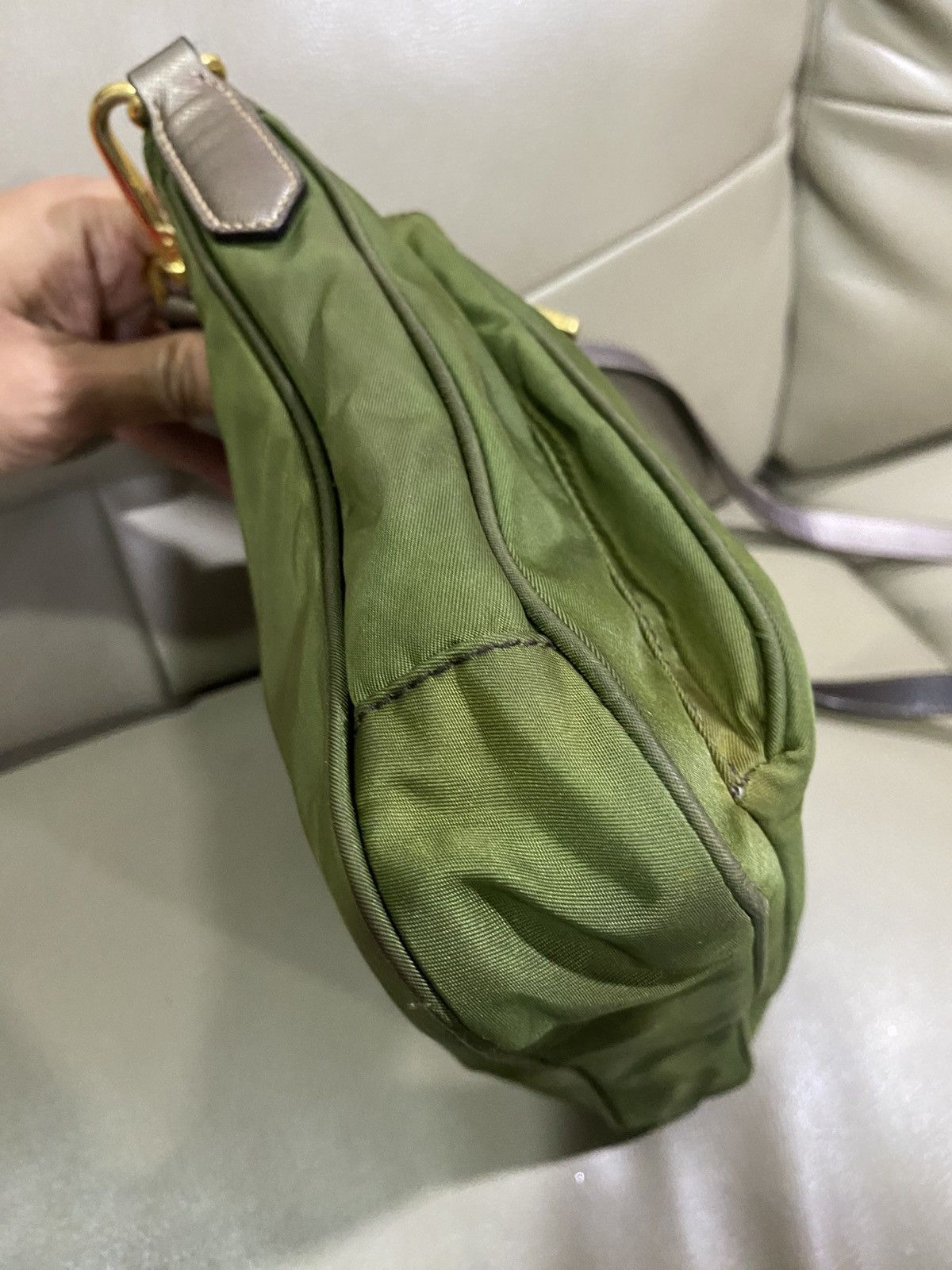 Prada Authentic Prada Tessuto Bruciato Shoulder Bag Size ONE SIZE - 3 Thumbnail