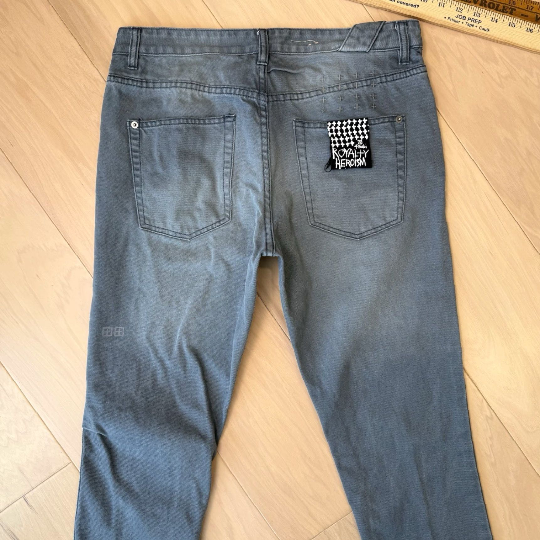 Ksubi Ksubi Jeans 34 Slim Taper Denim 5-Pocket Mens Blue Vintage No Size US 34 / EU 50 - 7 Thumbnail