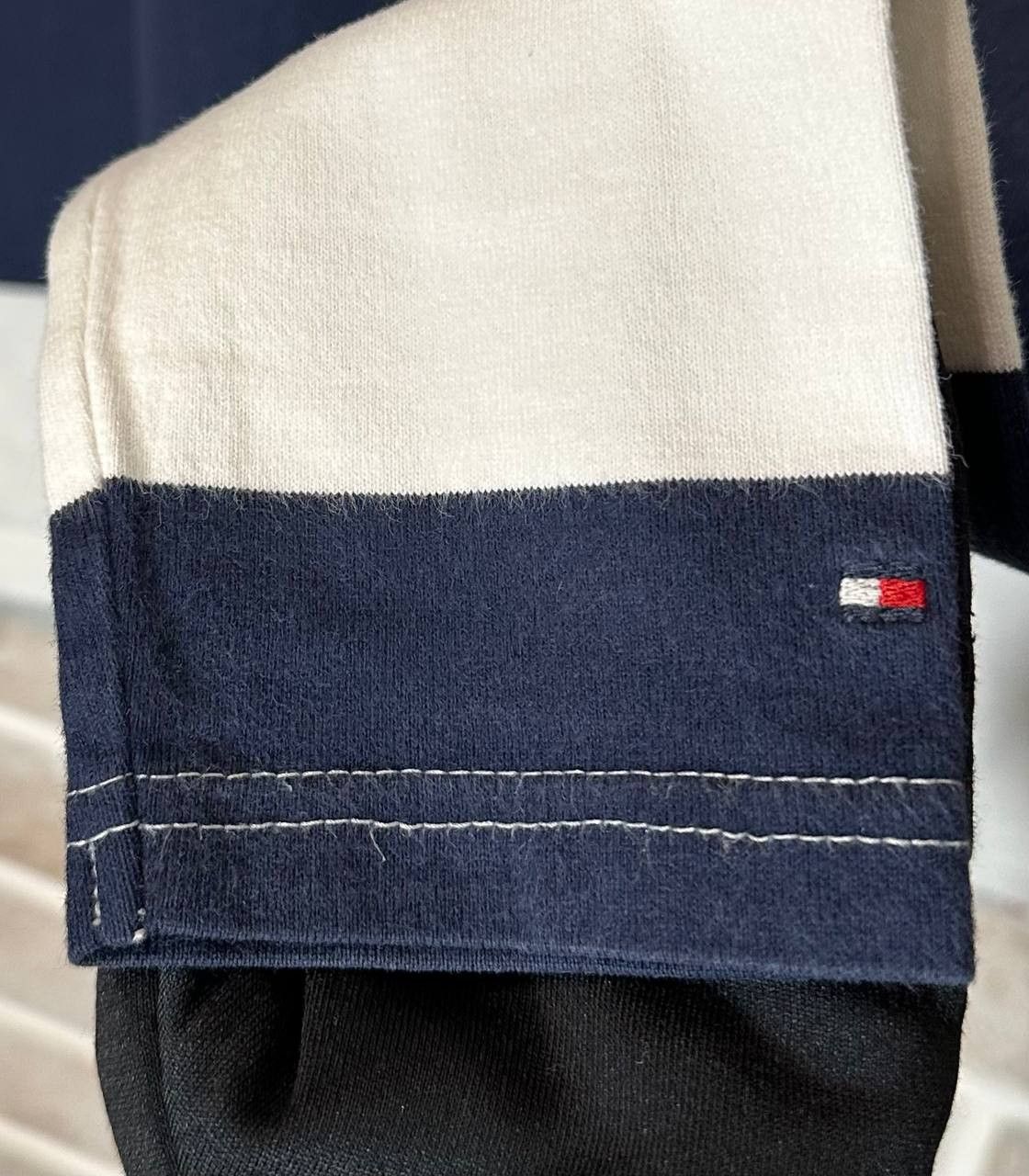 Tommy Hilfiger × Vintage Tommy Hilfiger Long Sleeve Polo Rugby Shirt striped Womens Size S / US 4 / IT 40 - 3 Thumbnail
