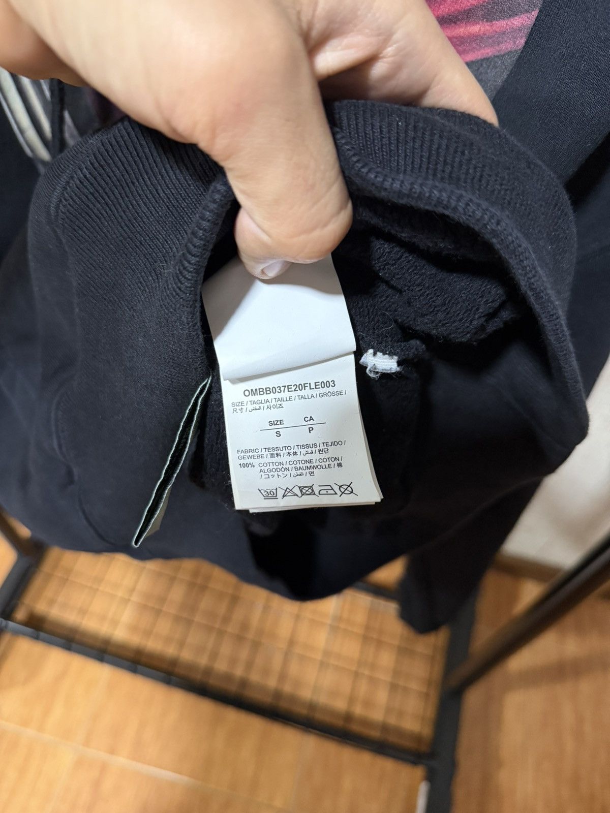 Off-White OFF WHITE CARAVAGGIO PAINTING BLACK HOODIE Size US S / EU 44-46 / 1 - 7 Thumbnail