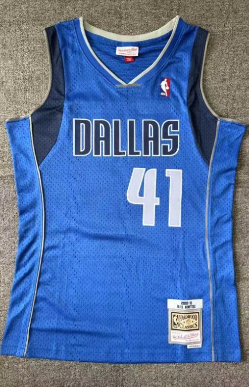 NBA 41 Dirk Nowitzki Jersey Dallas Mavericks Jersey Size US M / EU 48-50 / 2 - 1 Thumbnail