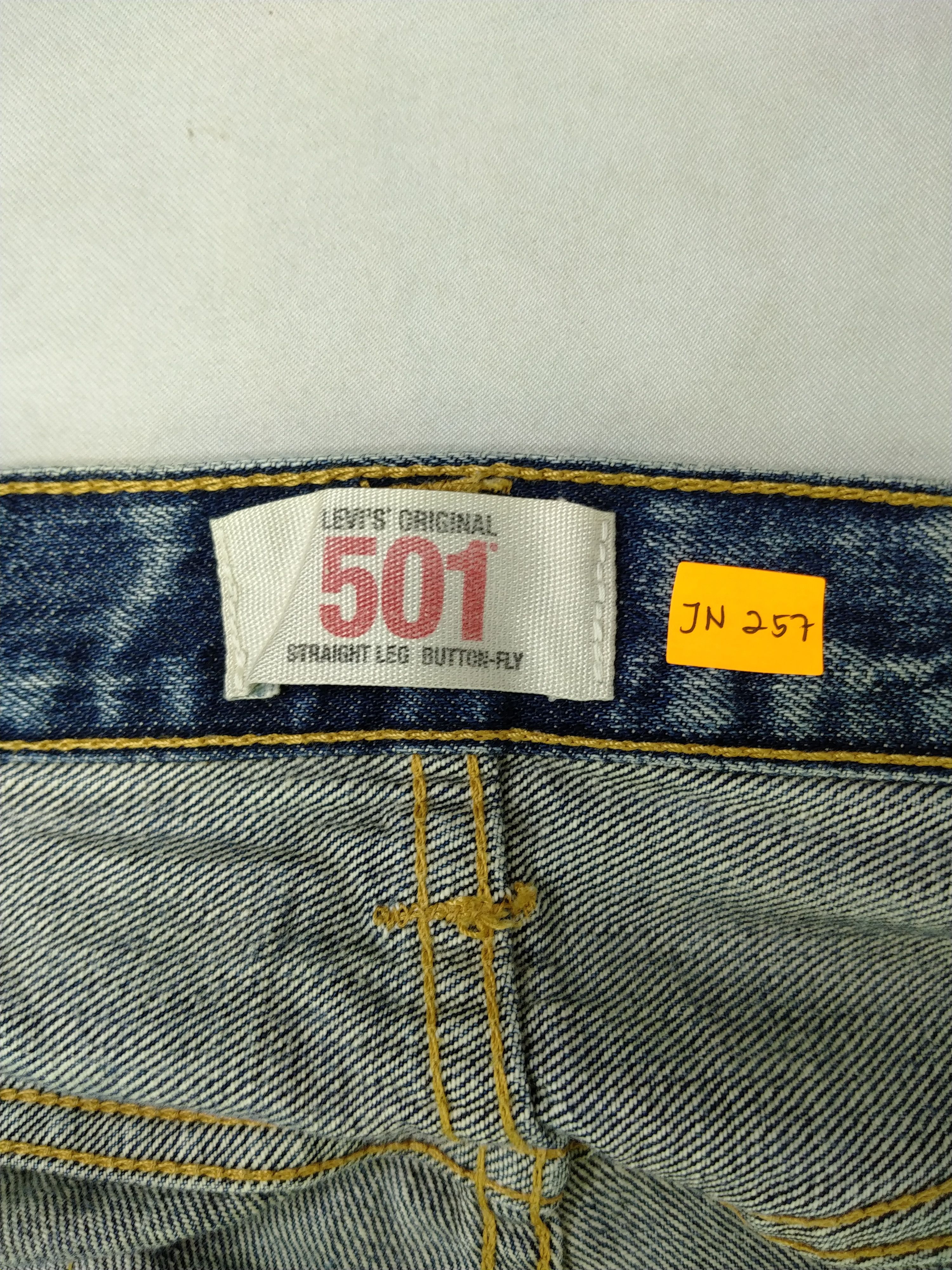 Japanese Brand Blue Distressed Vintage Levi's 501 34x26.5 Denim -JN257 Size US 34 / EU 50 - 11 Thumbnail
