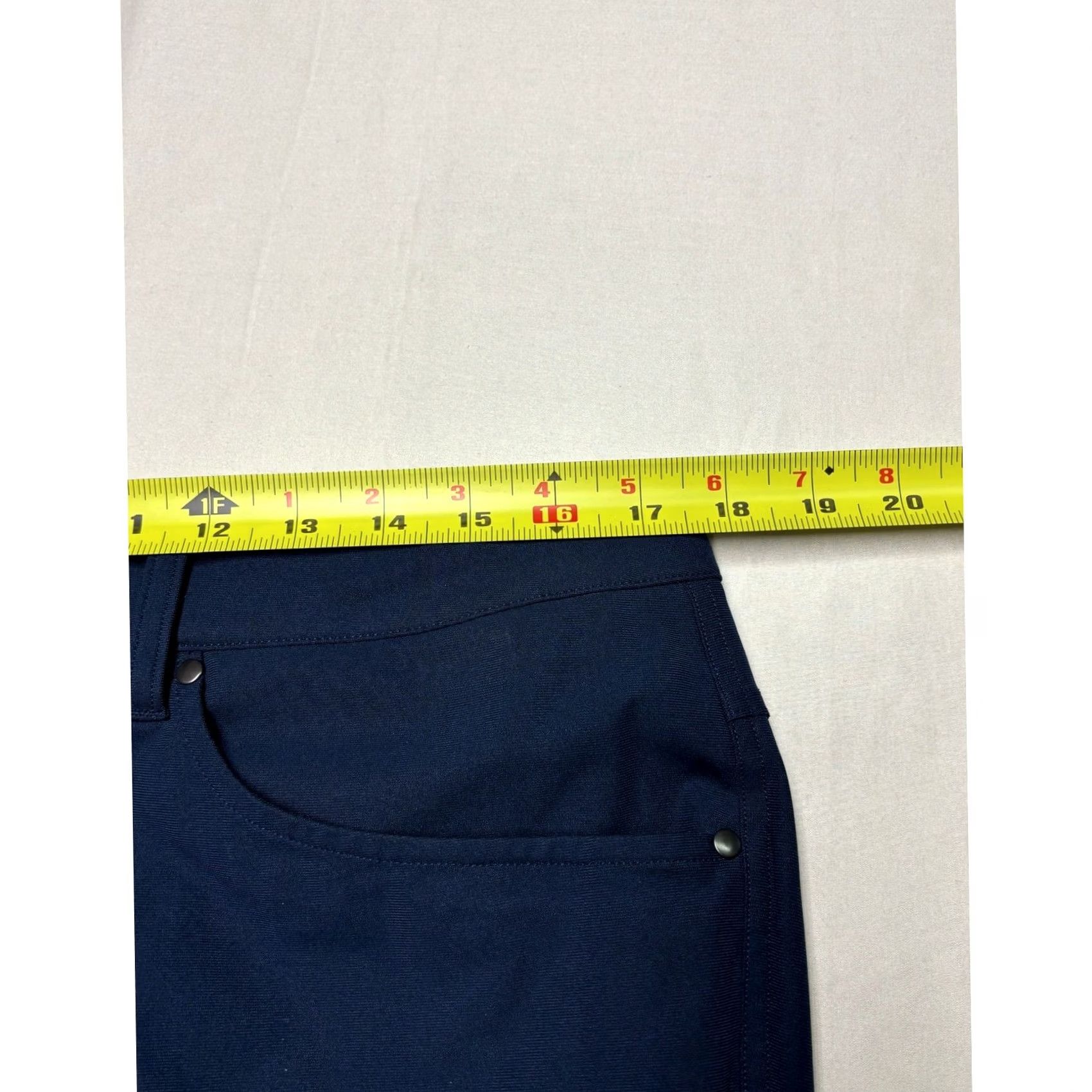 Lululemon Lululemon Commission Pant Classic Warpstreme Navy Blue 33x26 Men's Slim Chino Flat Front Pockets Breathable Moisture Wicking Stretch 4-Way Size US 33 - 6 Thumbnail
