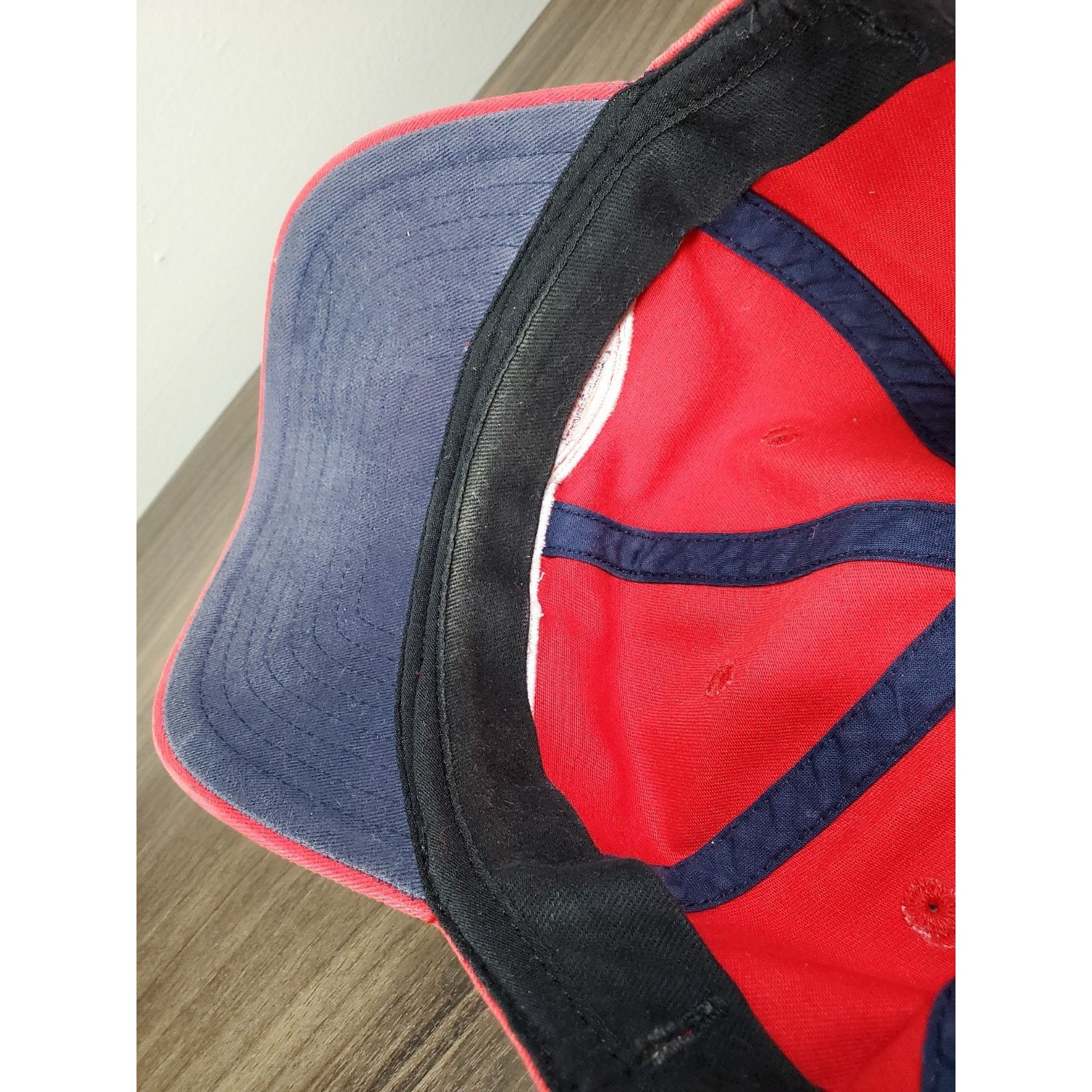 Tommy Hilfiger × Vintage Tommy Hilfiger Red Hat Cap TH Denim One Size Surf Athletics Size ONE SIZE - 13 Thumbnail