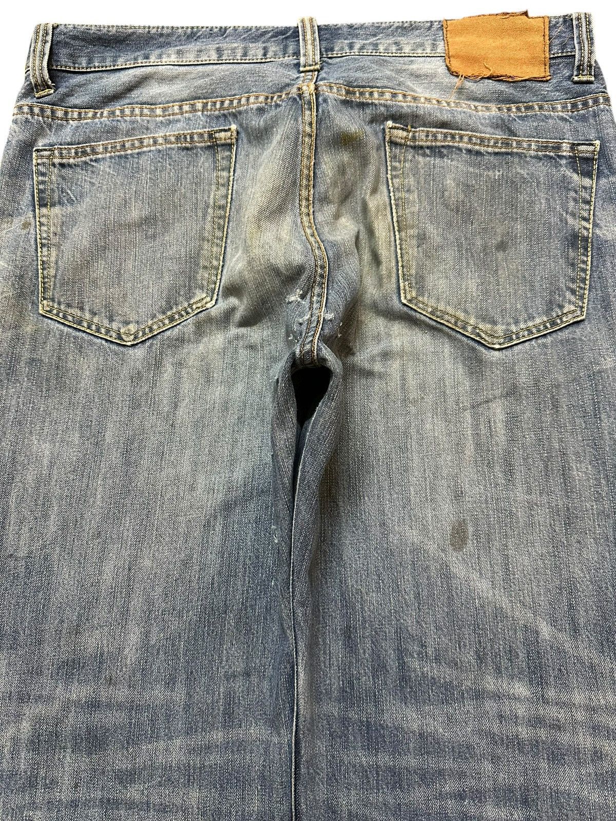 Japanese Brand Vintage Japanese Brand Mud Wash Distressed Baggy Jeans Size US 35 - 5 Thumbnail