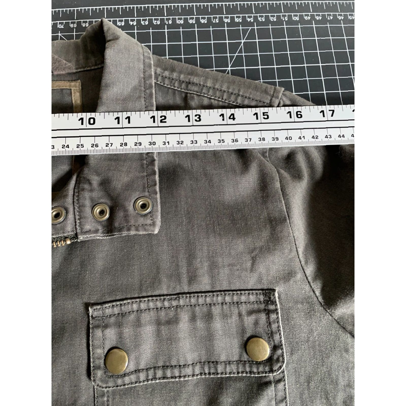J.Crew VINTAGE J.CREW Field Jacket Shirt Women's Large Green Lightweight Military Jacket Autumn Outdoor Women L Size L / US 10 / IT 46 - 7 Thumbnail