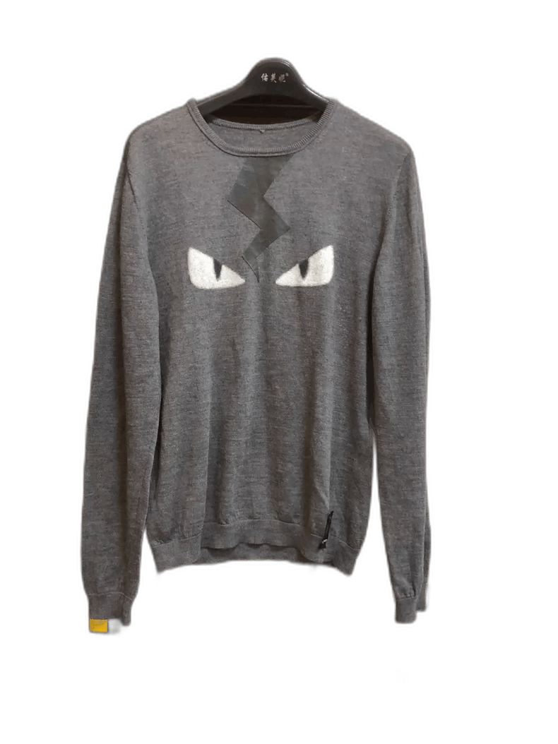 Fendi Fendi Cashmere Wool Demon Eyes Sweater Size US S / EU 44-46 / 1 - 1 Thumbnail