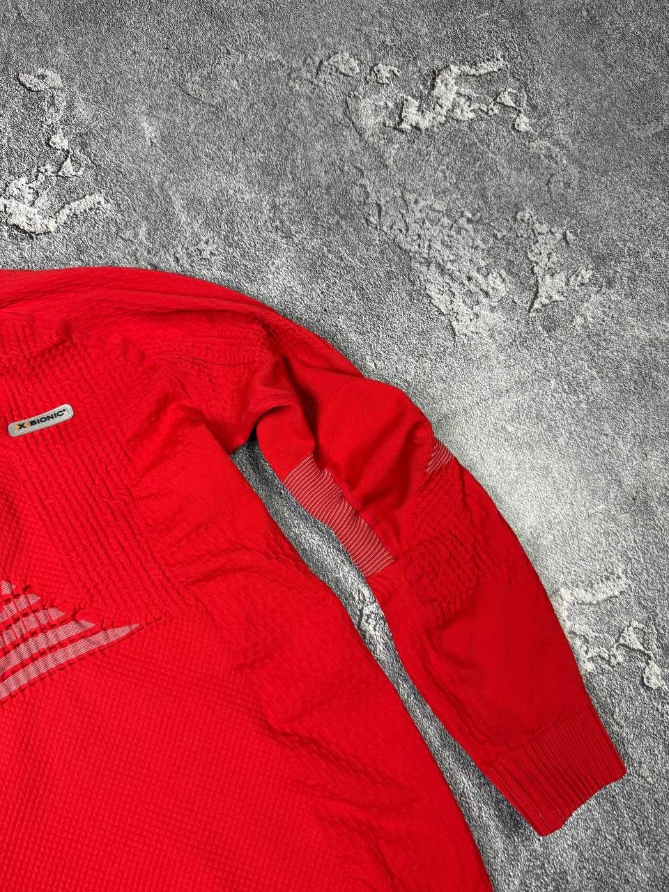 Vintage X Bionic Red Quarter Zip Longsleeve Outdoor Style Size M / US 6-8 / IT 42-44 - 4 Thumbnail