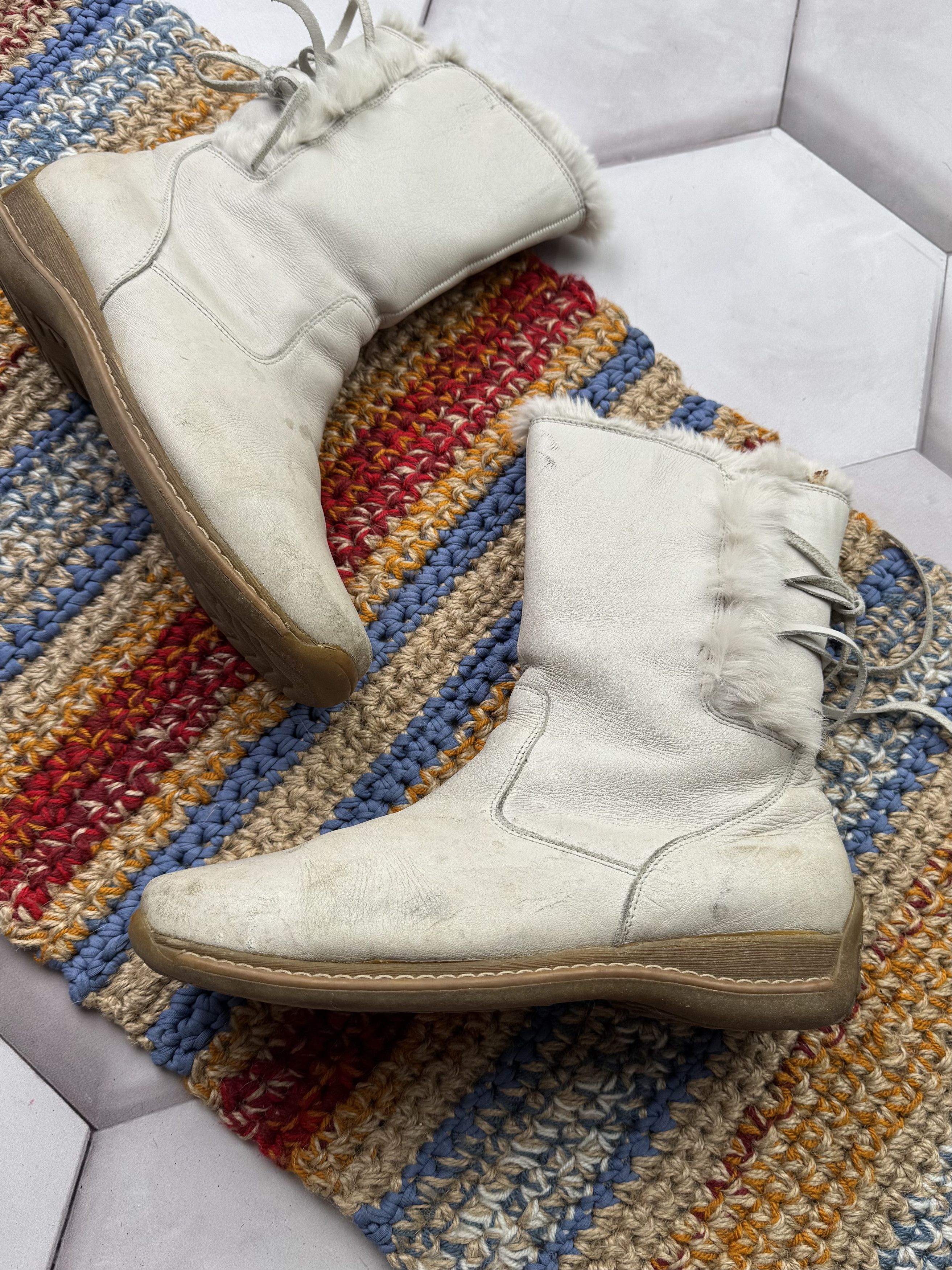 Japanese Brand Vintage Leather Boots (E4) Size US 11 / IT 41 - 3 Thumbnail