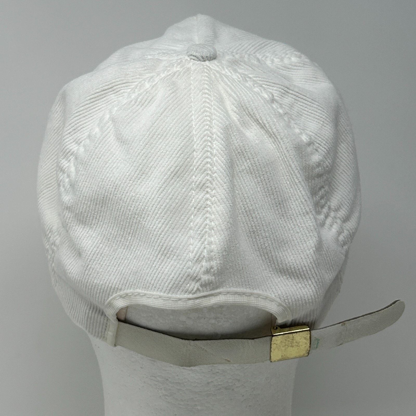Vintage Vintage 80s Andersen Windows Hat Baseball Cap White Corduroy Size ONE SIZE - 3 Thumbnail