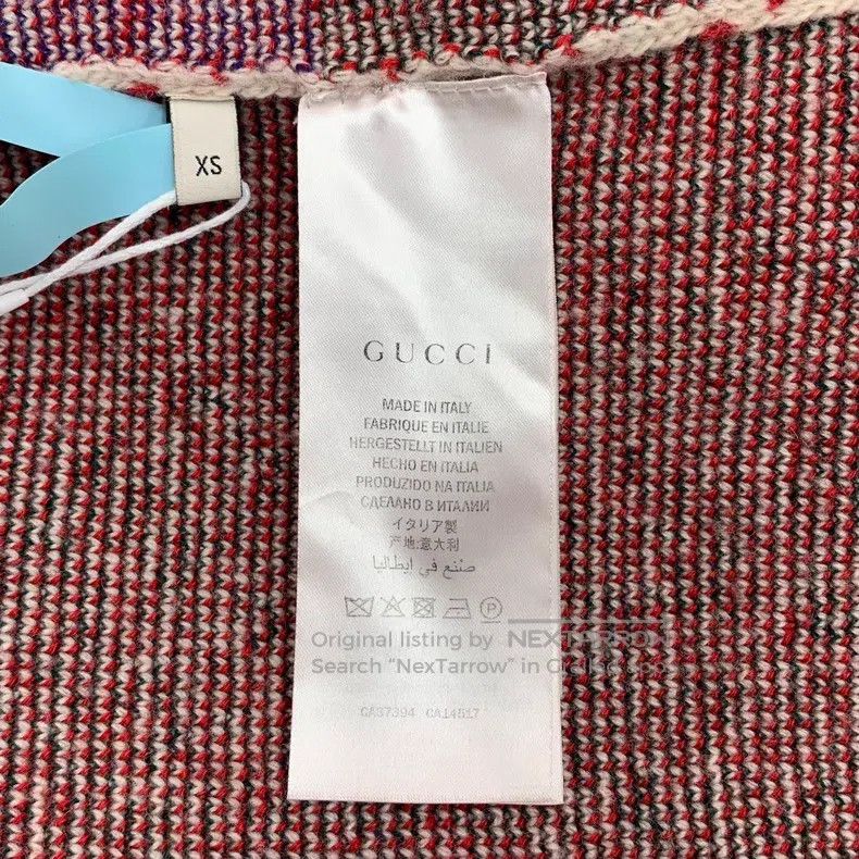 Gucci Gucci Colour-blocked harp jacquard wool round-neck long-sl Size XS / US 0-2 / IT 36-38 - 6 Thumbnail