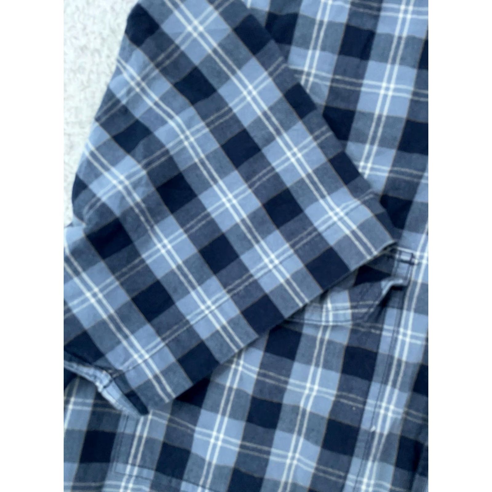 Carhartt Carhartt Shirt Mens Medium Blue Plaid Relaxed Fit Short Sleeve Button Down Work Size US M / EU 48-50 / 2 - 3 Thumbnail