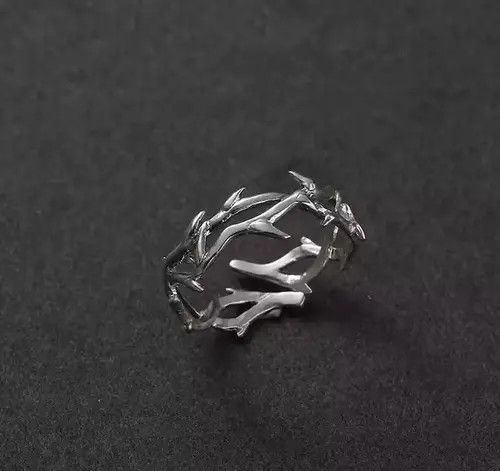 American Edition × Ring Of Fire Irregular Thorns Adjustable Ring Size ONE SIZE - 3 Thumbnail