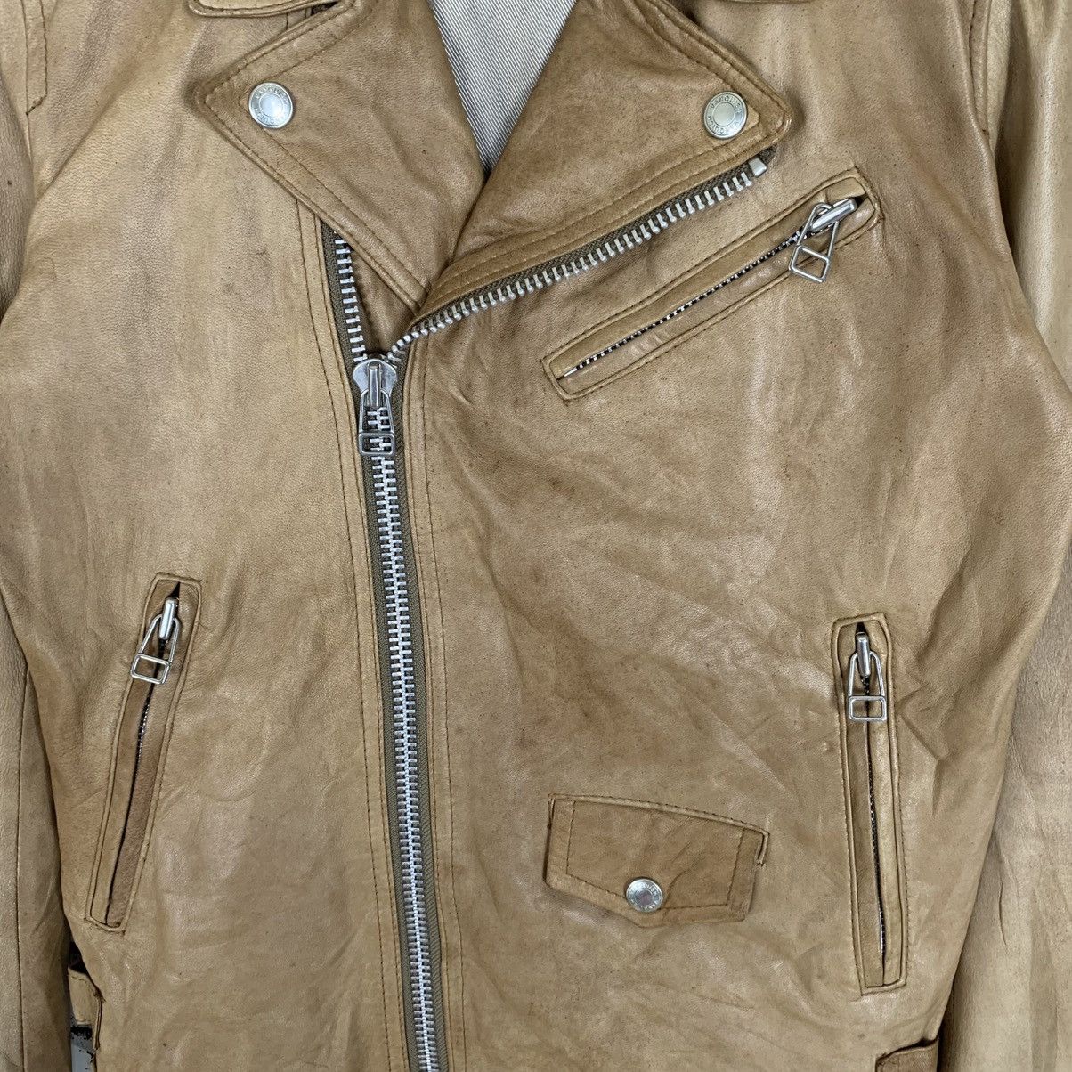 Vanquish × Vintage Vintage Vanquish Tokyo Japan Double Collar Leather Jacket Size US S / EU 44-46 / 1 - 5 Thumbnail