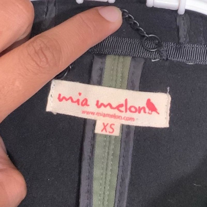 Unknown London Mia Melon Green Hooded Rain Jacket Women's Size XS USED Size XS / US 0-2 / IT 36-38 - 5 Thumbnail