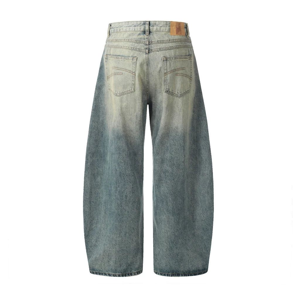 Vintage Men's punk loose distressed washed scimitar jeans Size US 32 / EU 48 - 2 Thumbnail