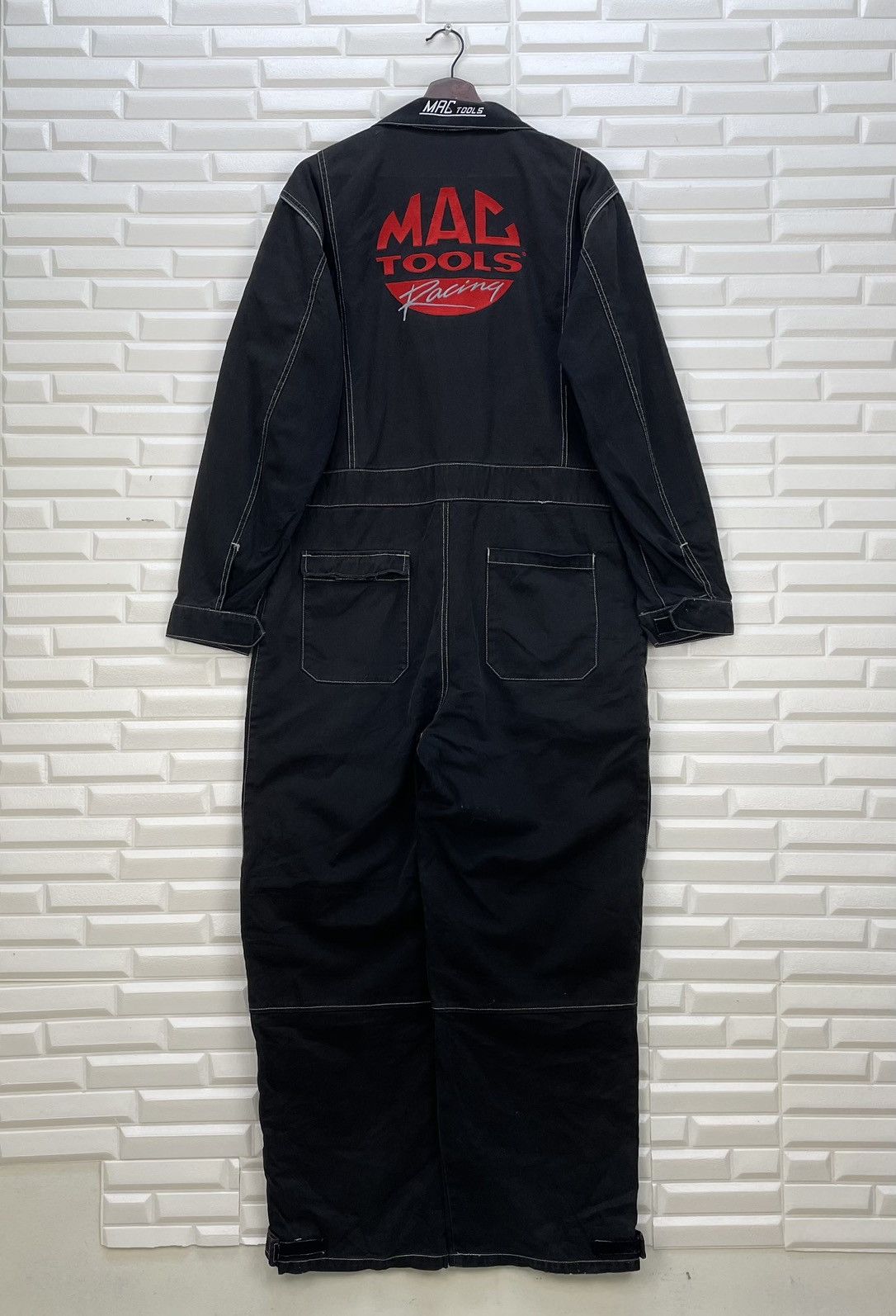 Sports Specialties × Vintage Vtg Overall Jumpsuit Worker Embroidery Logo Size US 42 / EU 58 - 3 Thumbnail