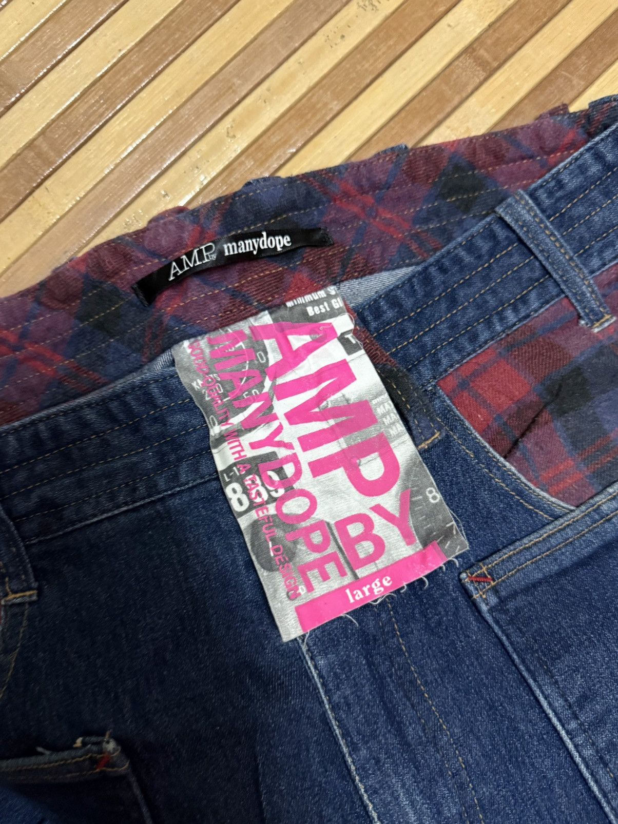 AMP AMP Manydope Denim Cargo Pants / Urban Style / Streetwear Size US 32 / EU 48 - 11 Thumbnail