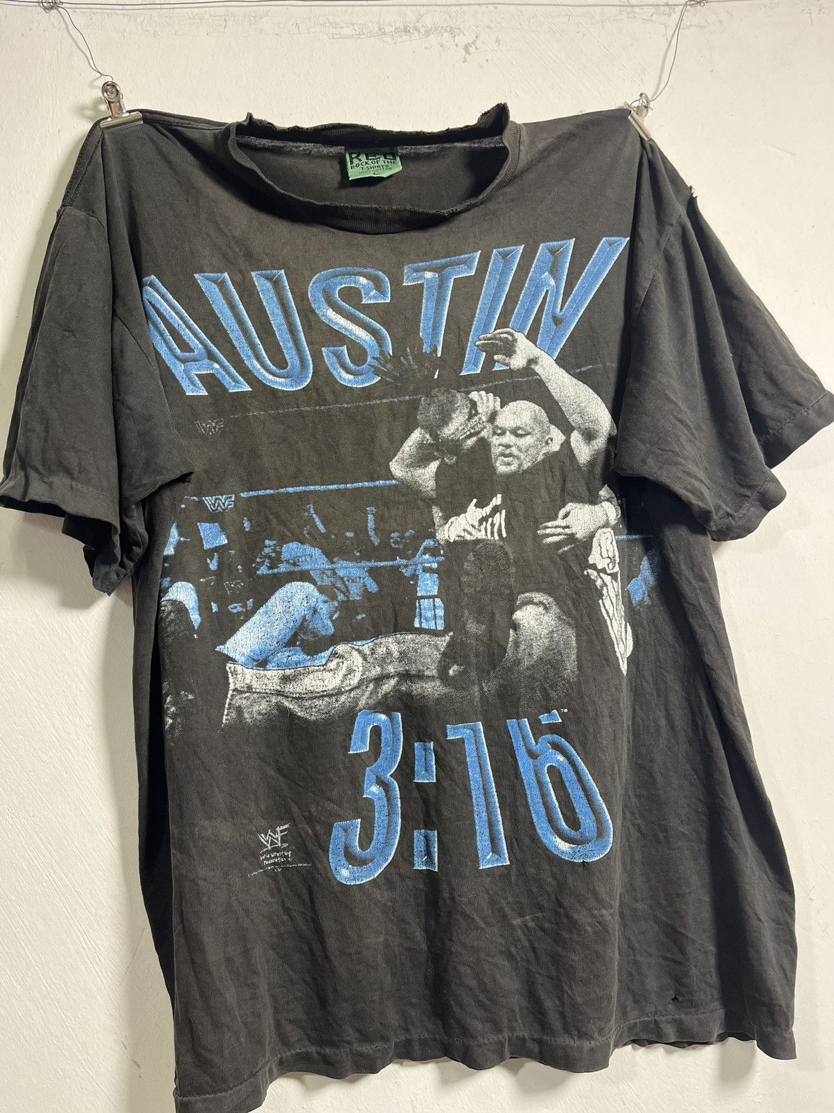 Vintage Vintage 90s Stone Cold Steve Austin 3:16 WWF SIZE L Size US L / EU 52-54 / 3 - 2 Thumbnail