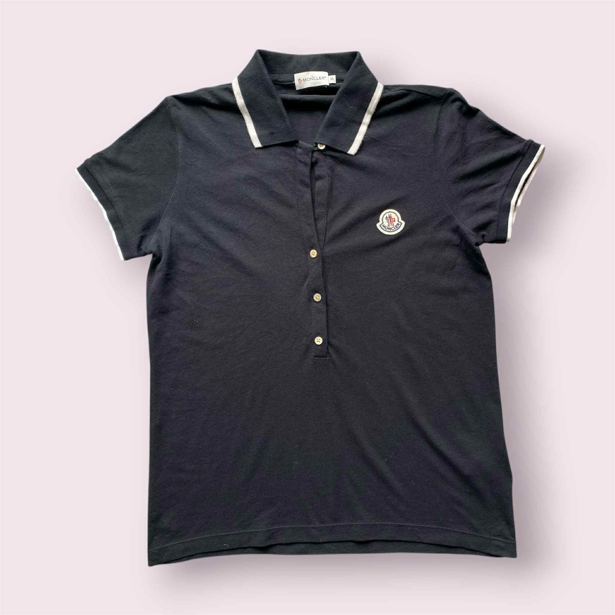 Moncler Moncler Women Maglia Polo Manica Corta Small Logo Size S / US 4 / IT 40 - 1 Thumbnail