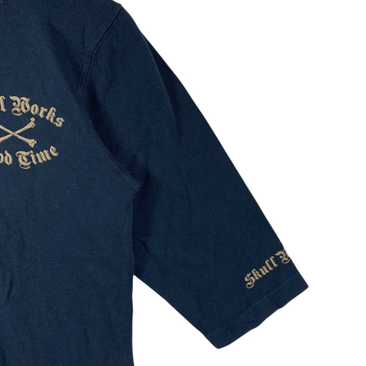 Other Skull Works "Good Time Yard" Graphic 3/4 Sleeve Biker Tee Size US S / EU 44-46 / 1 - 7 Thumbnail