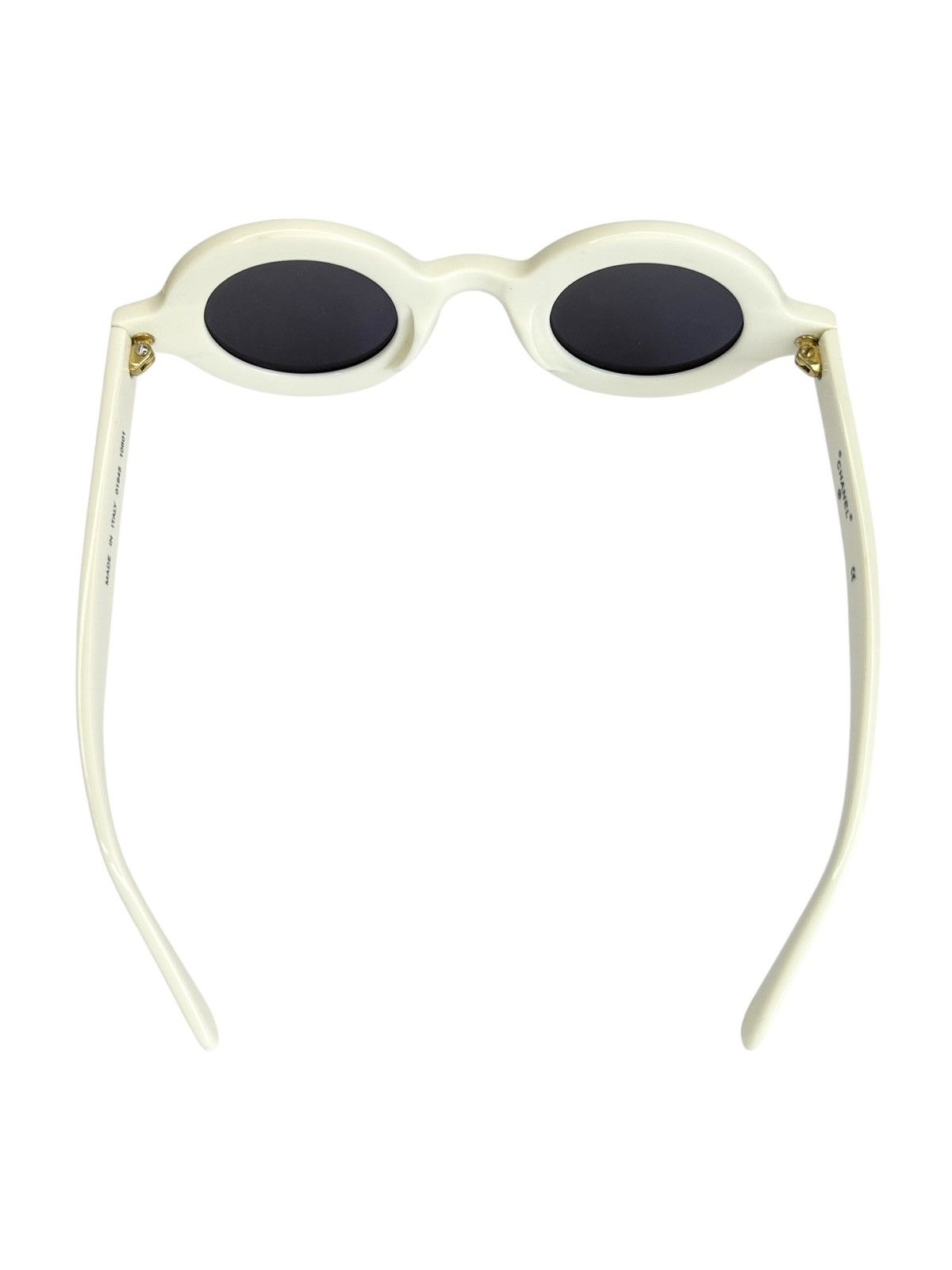 Chanel S/S 93 Round Logo Sunglasses Size ONE SIZE - 6 Thumbnail
