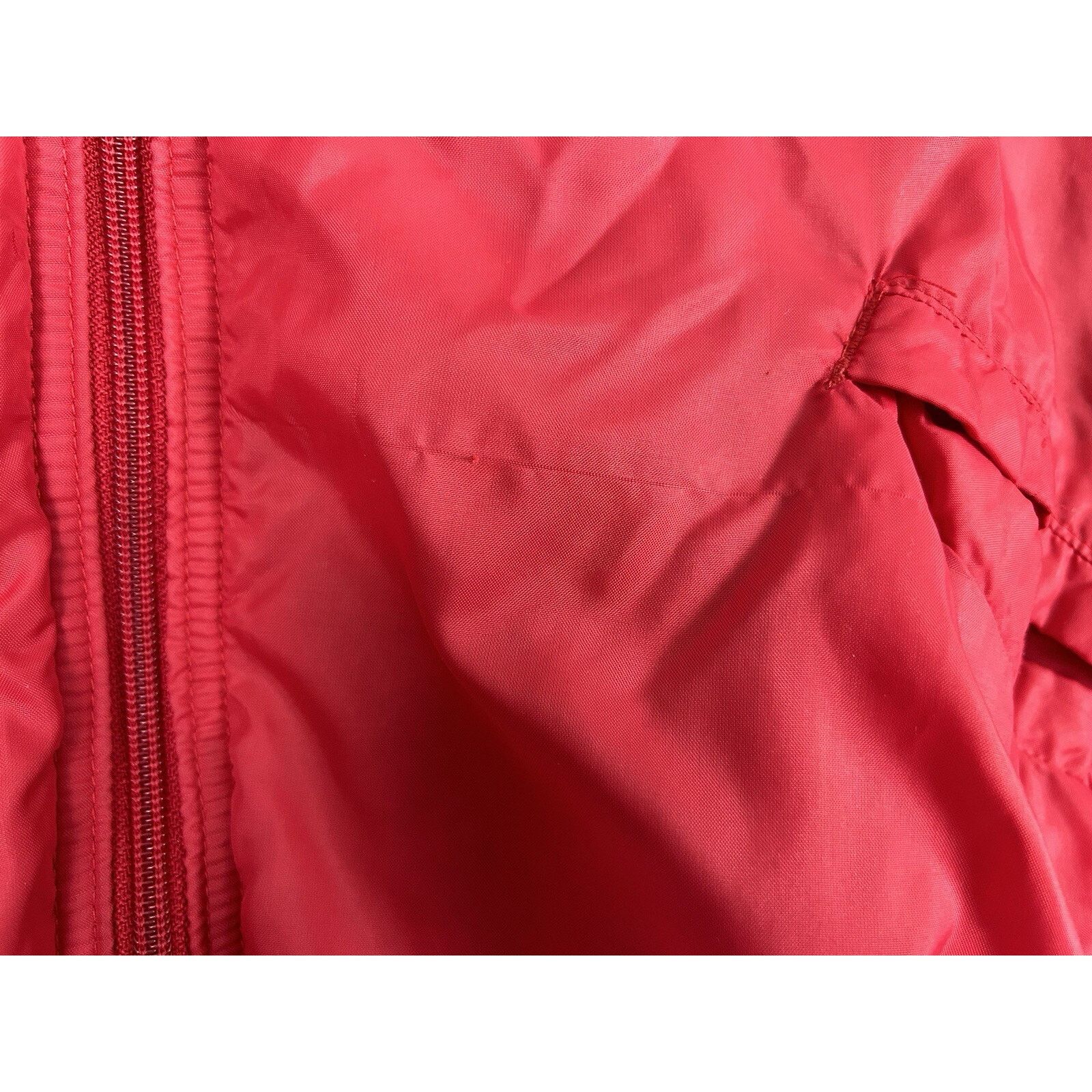 Russell Athletic VTG Russell Athletic Red Zip-Up Windbreaker L Eagle Logo Size US L / EU 52-54 / 3 - 3 Thumbnail