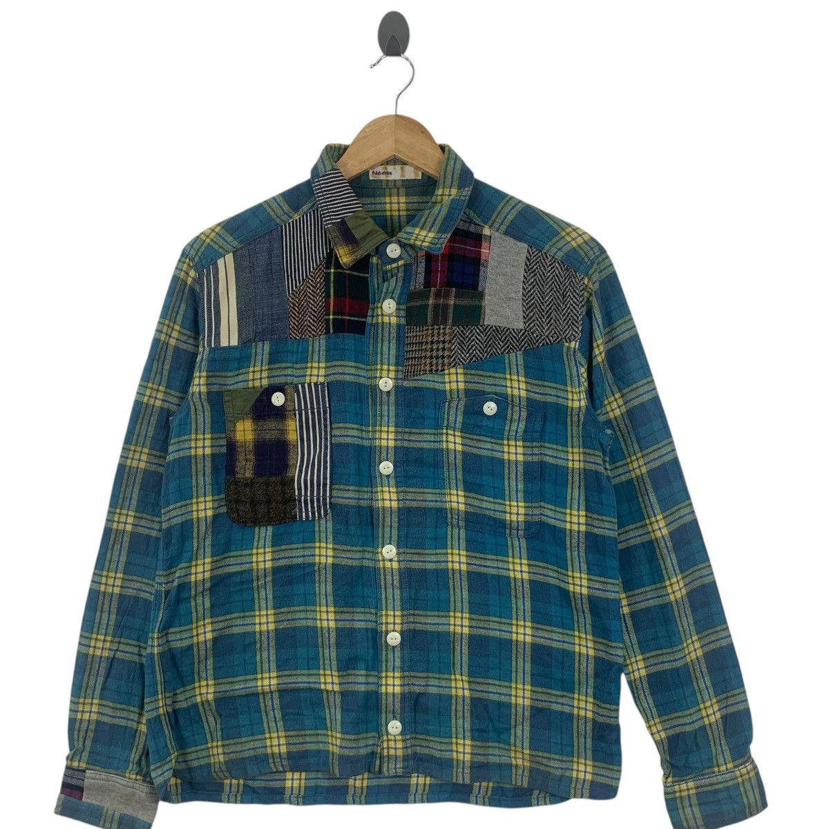 Issey Miyake Vintage ISSEY MIYAKE NE-NET Collection Patchwork Casual Tee Size S / US 4 / IT 40 - 3 Thumbnail