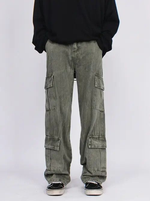 VIBE fade punk cargo skate jeans Size US 32 / EU 48 - 3 Thumbnail