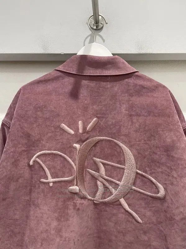 Dior Dior Pink Long Sleeve Embroidered Shirt . Size US M / EU 48-50 / 2 - 3 Thumbnail