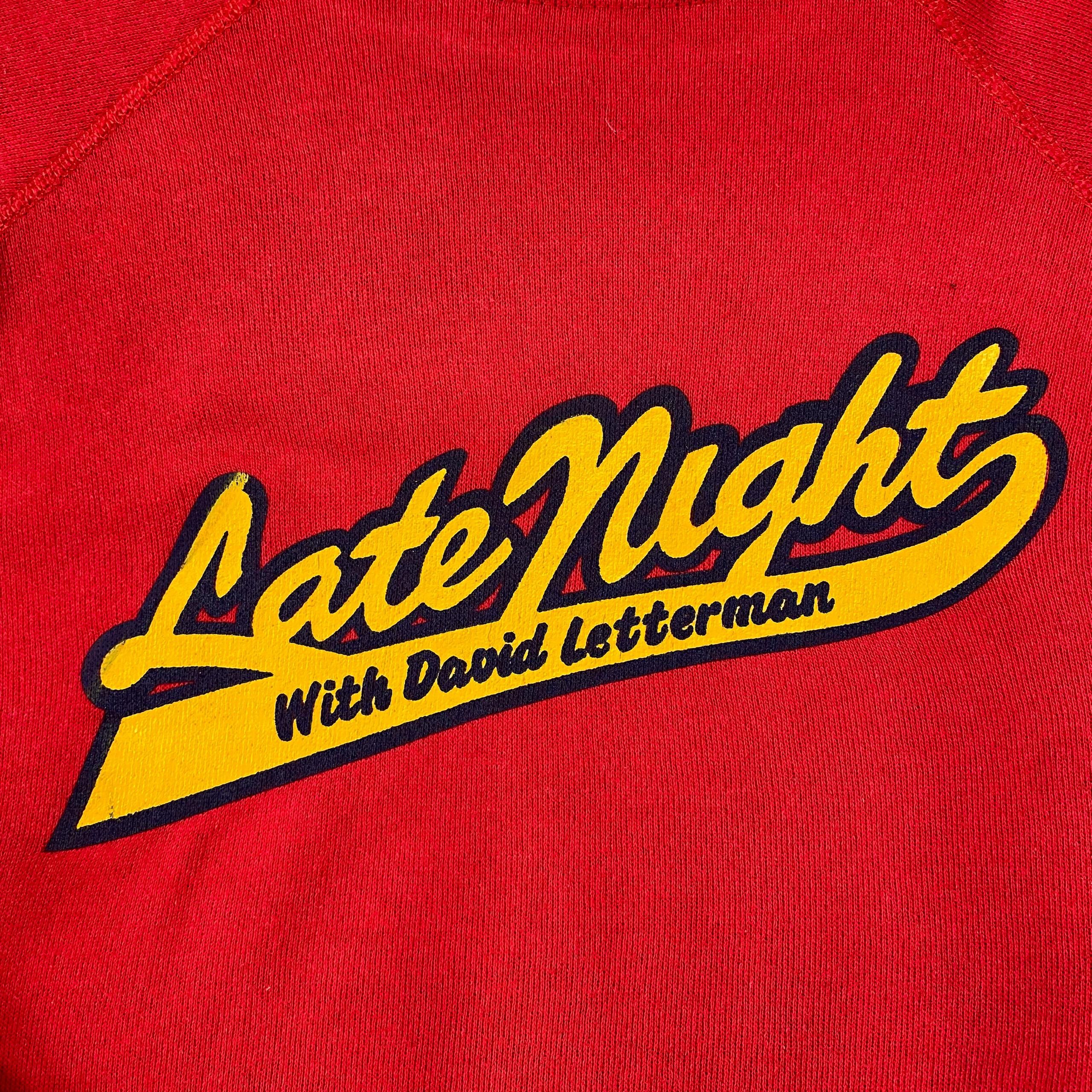 Vintage Vintage 90s Late Night by David Letterman Show Sweatshirt Size US L / EU 52-54 / 3 - 2 Thumbnail