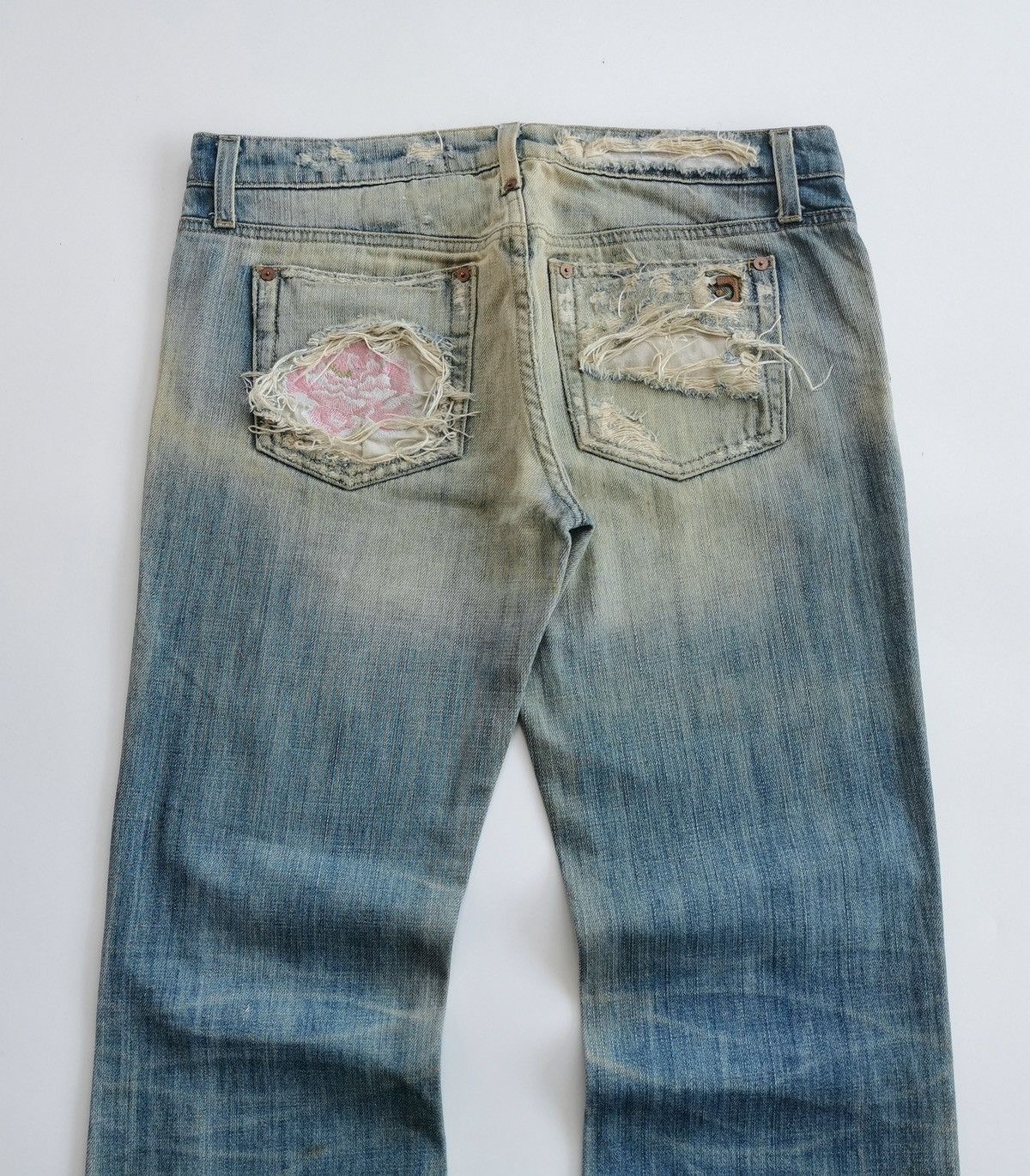 Joe's Cobain Grunge Y2K Joe’s Jeans Mud Wash Distressed Jeans Size 32" / US 10 / IT 46 - 8 Thumbnail