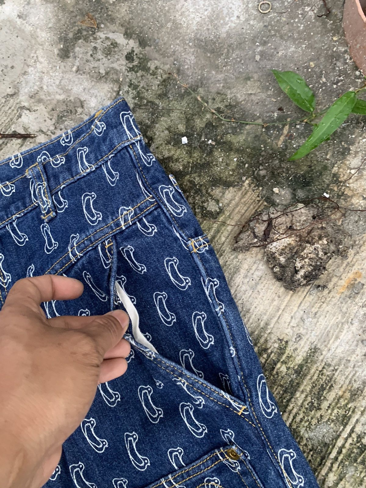 Issey Miyake × mercibeaucoup Mercibeaucoup issey miyake full print jeans Size 28" / US 6 / IT 42 - 11 Thumbnail