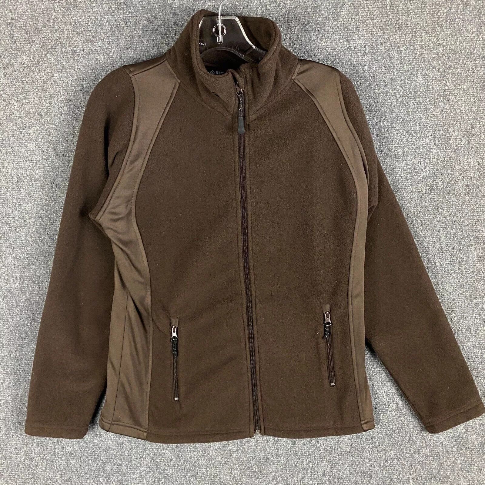 Other Snozu Fleece Jacket Women's Medium Full Zip Elbow Patch Size M / US 6-8 / IT 42-44 - 1 Thumbnail