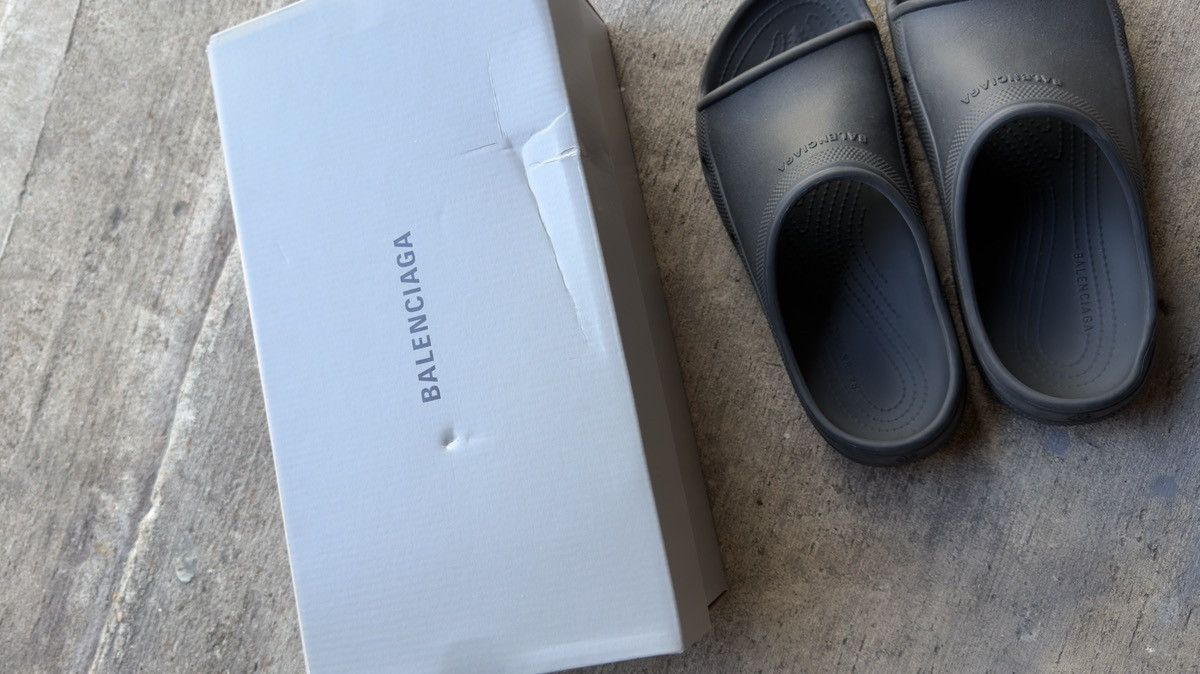 Balenciaga Croc Pool Slide Size US 9 / EU 42 - 6 Thumbnail