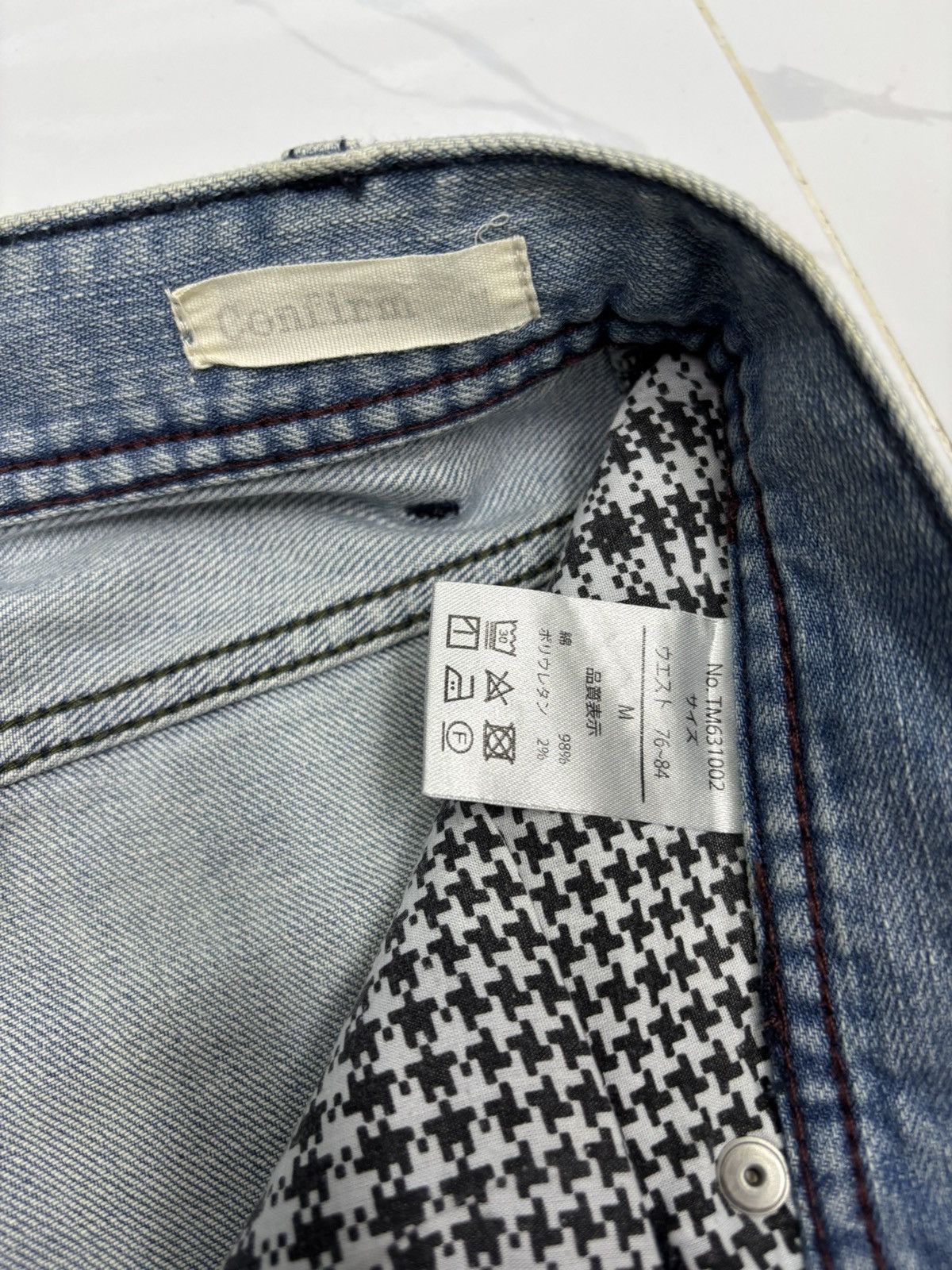 Japanese Brand × Vintage Vintage Japanese Brand Confirm Standard Fit Patchwork Jeans Size US 32 / EU 48 - 10 Thumbnail