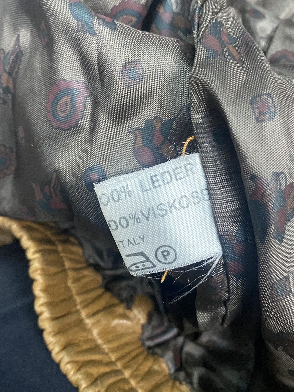 Junya Watanabe 80s Boxy Leather Jacket Vintage Cropped Army 90s Size US M / EU 48-50 / 2 - 10 Thumbnail