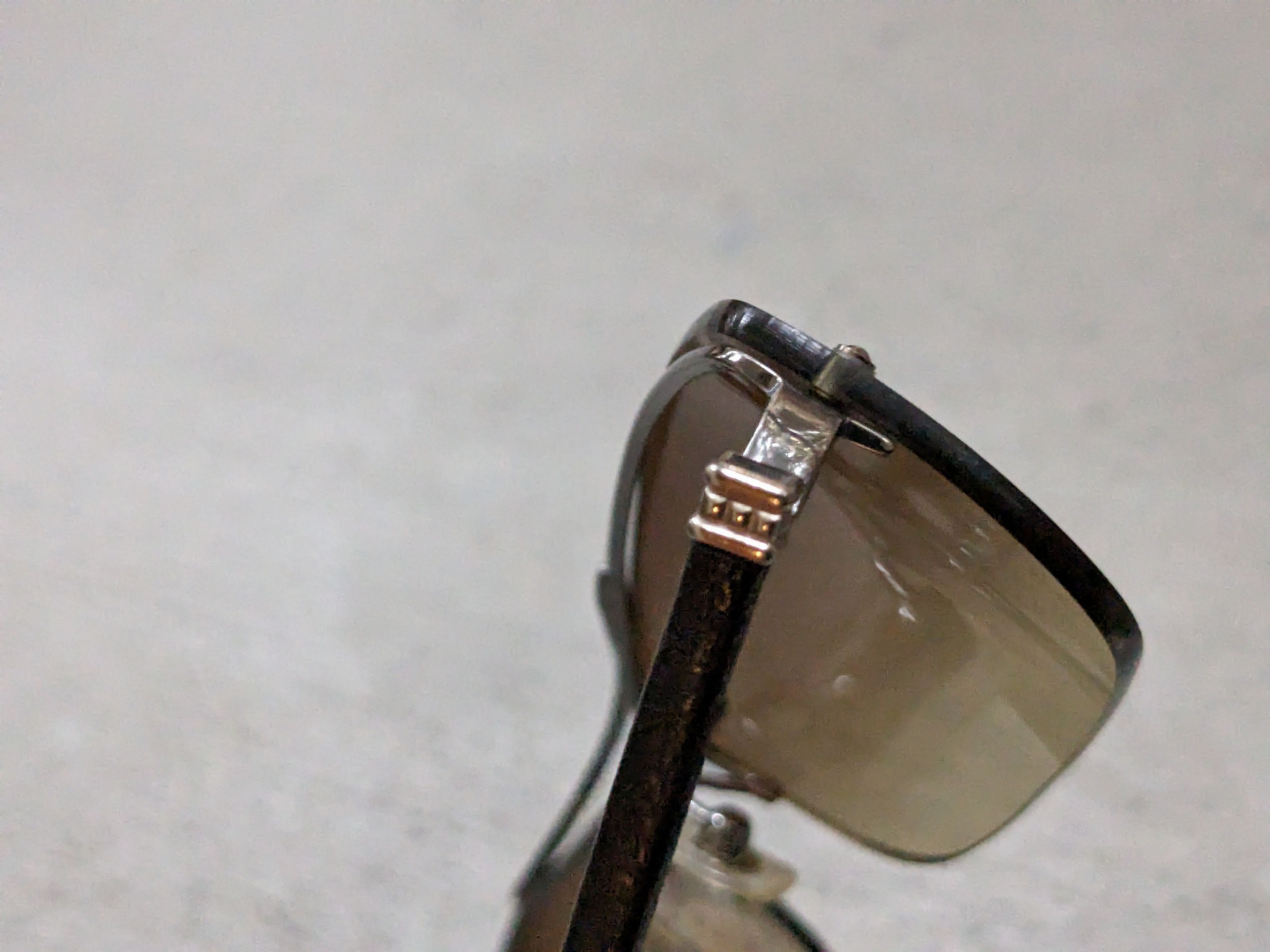 Chrome Hearts Chrome Hearts Amped Sunglasses Gray Black Silver Cross Size ONE SIZE - 11 Thumbnail