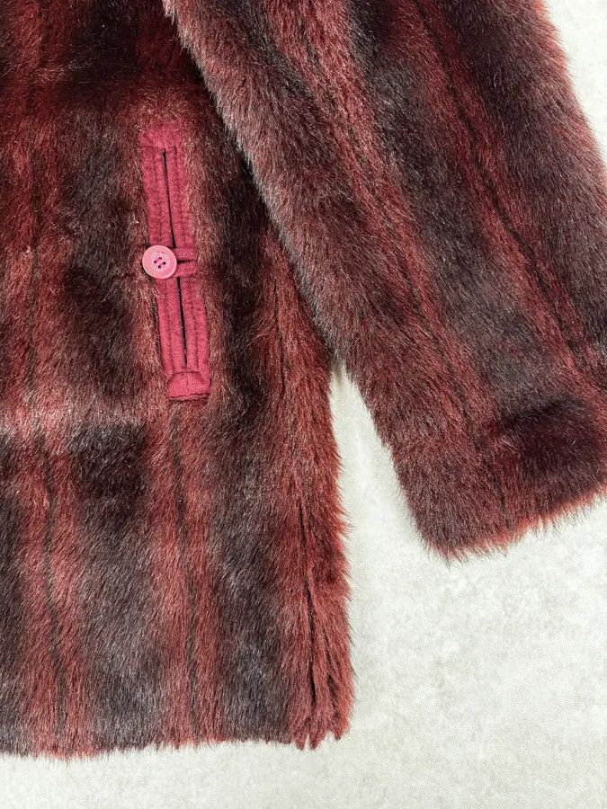 Balmain 2000s Balmain Red Reversible Fur Coat Size US M / EU 48-50 / 2 - 12 Thumbnail
