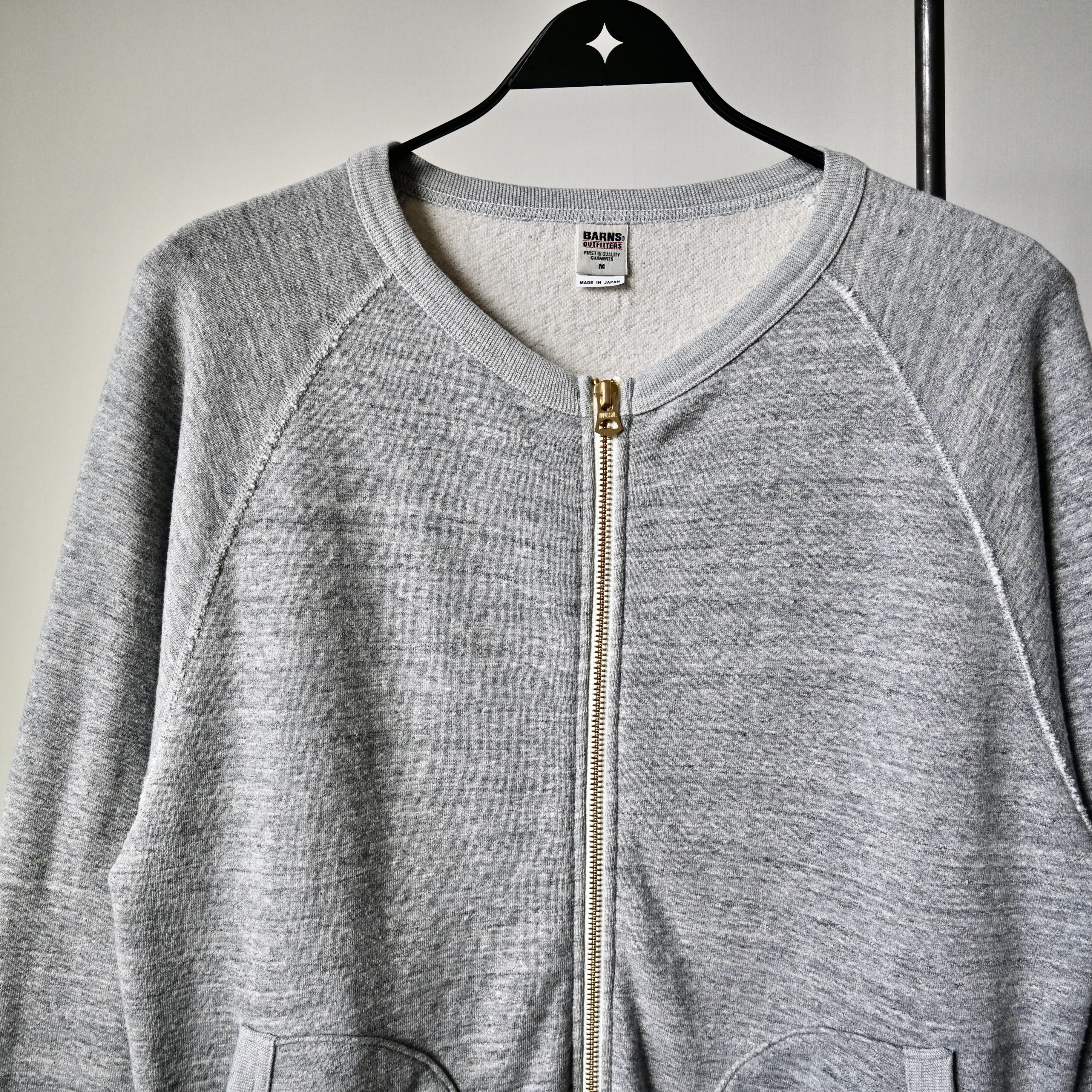 BARNS OUTFITTERS BARNS OUTFITTERS loopwheeled zip sweatshirt, made in Japan Size US M / EU 48-50 / 2 - 7 Thumbnail